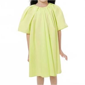 NEW JNBY kids short sleeve dress in neon green